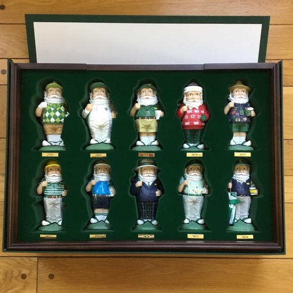 Masters Other - NEW Masters Limited Edition 10-Piece Gnome Set Berckmans Place Augusta